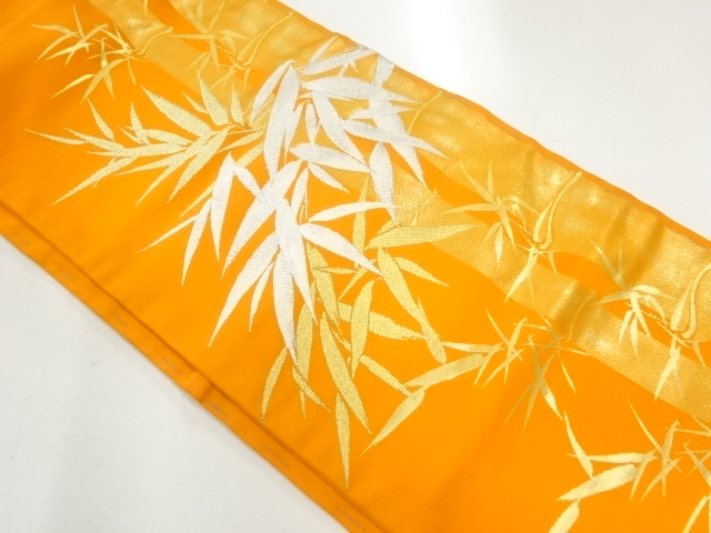 JAPANESE KIMONO / NAGOYA OBI / WOVEN BAMBOO GRASS